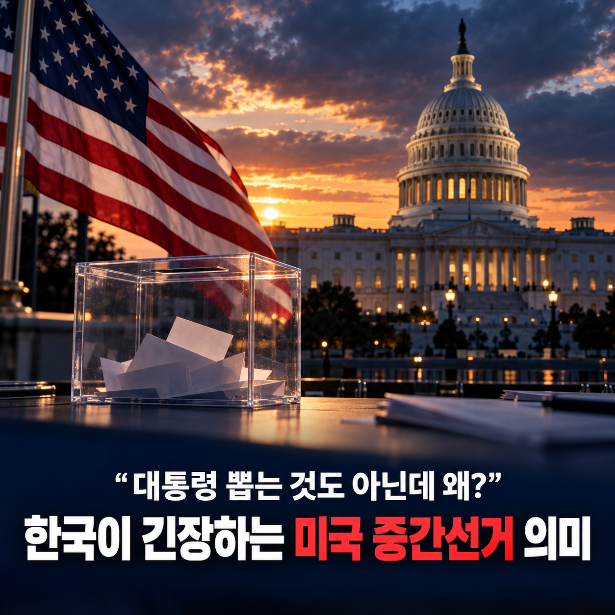 "대통령 뽑는 것도 아닌데 왜?" 한국이 긴장하는 미국 중간선거 의미