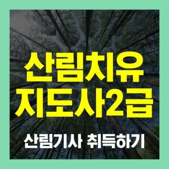 산림치유지도사 교육과정 프로그램기획 현장실습 취업처_20