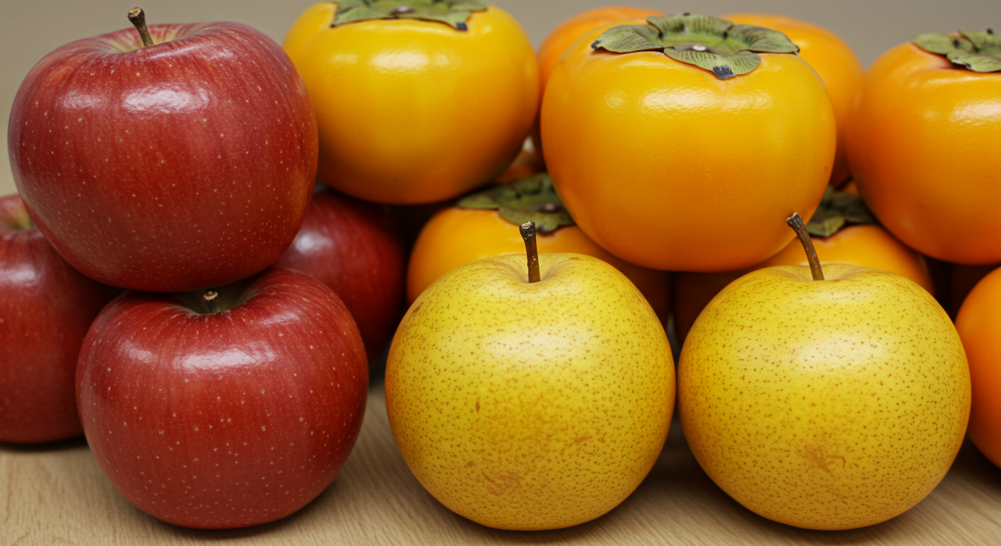 국민 과일의 반전 매력 : 사과 ,배 ,감