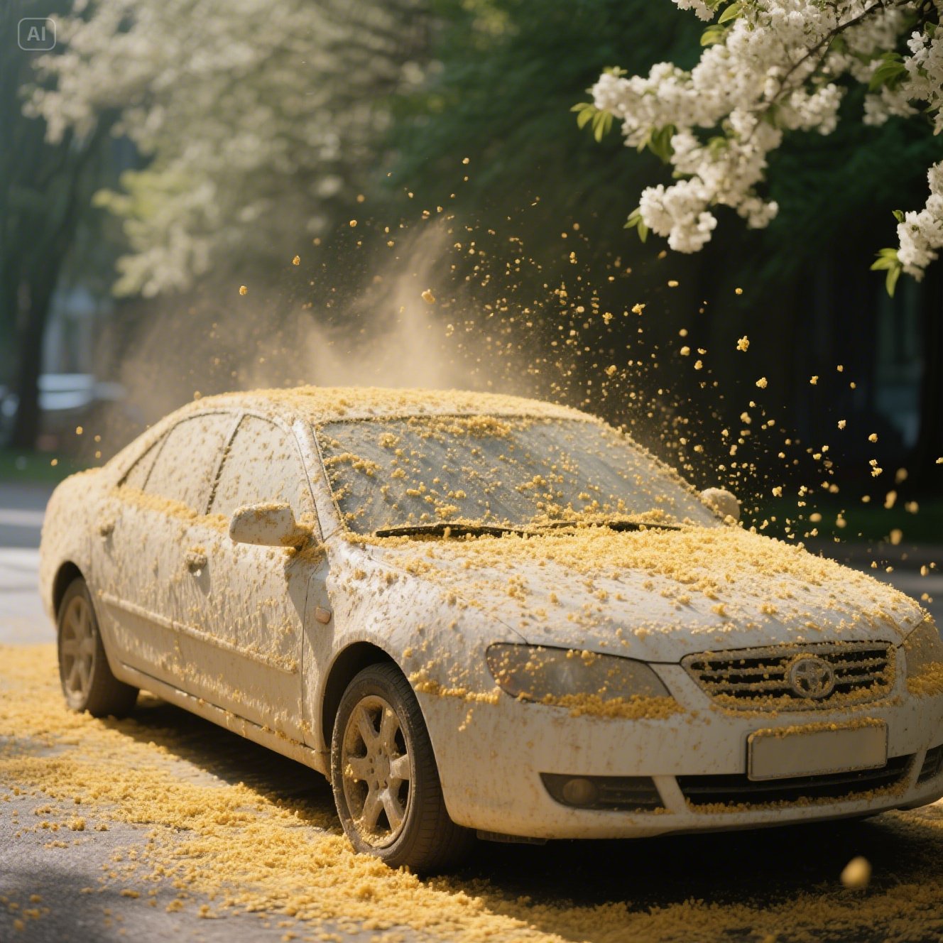 송화가루 날리는 시기