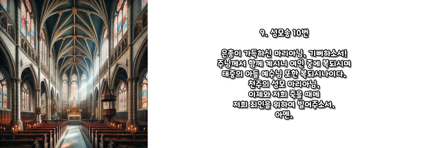 천주교 묵주기도 고통의 신비 5단