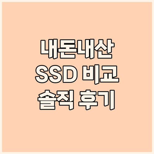 내돈내산 SSD 후기! 실리콘파워 &..