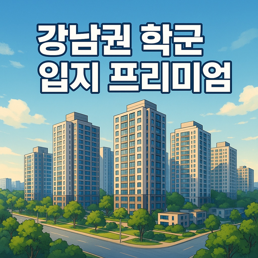 강남권 학군 입지 프리미엄
