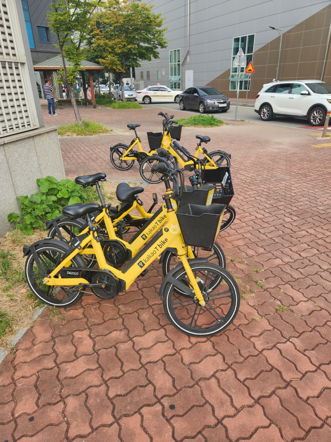 카카오 전기자전거 사진입니다.