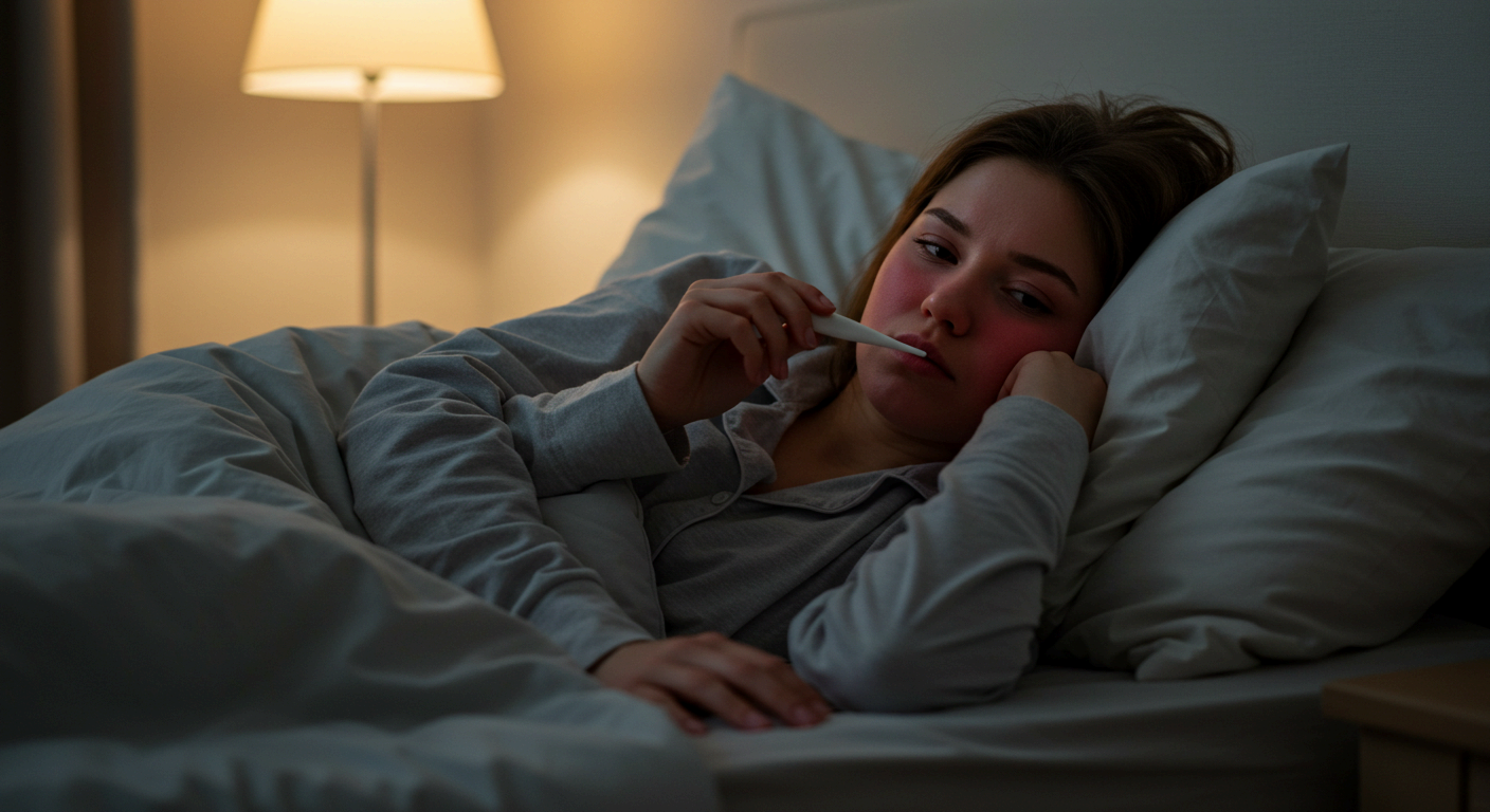 하루 만에 체온이 39도 이상 오를 수 있어요.