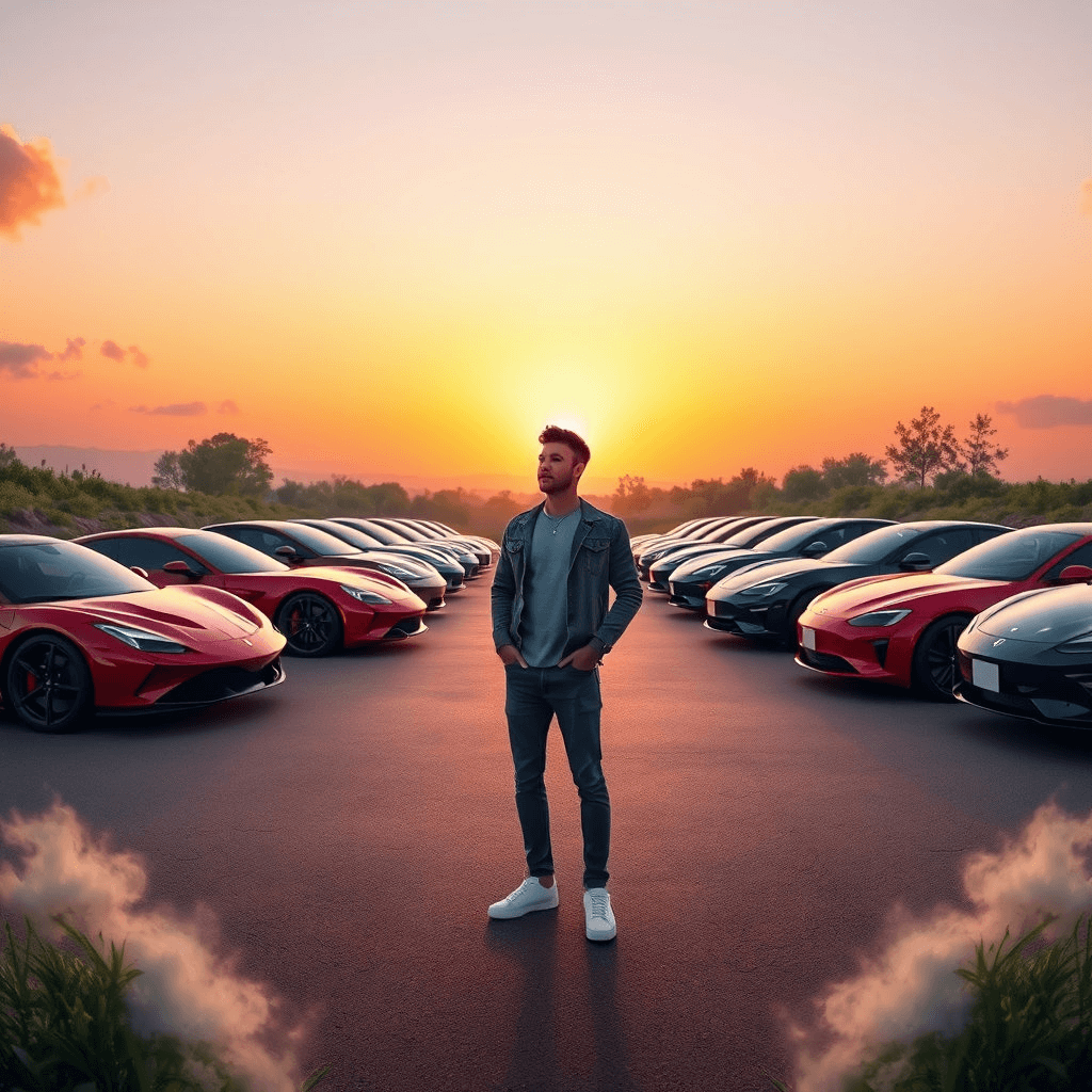 집에 차를 많이 보유한 꿈해몽