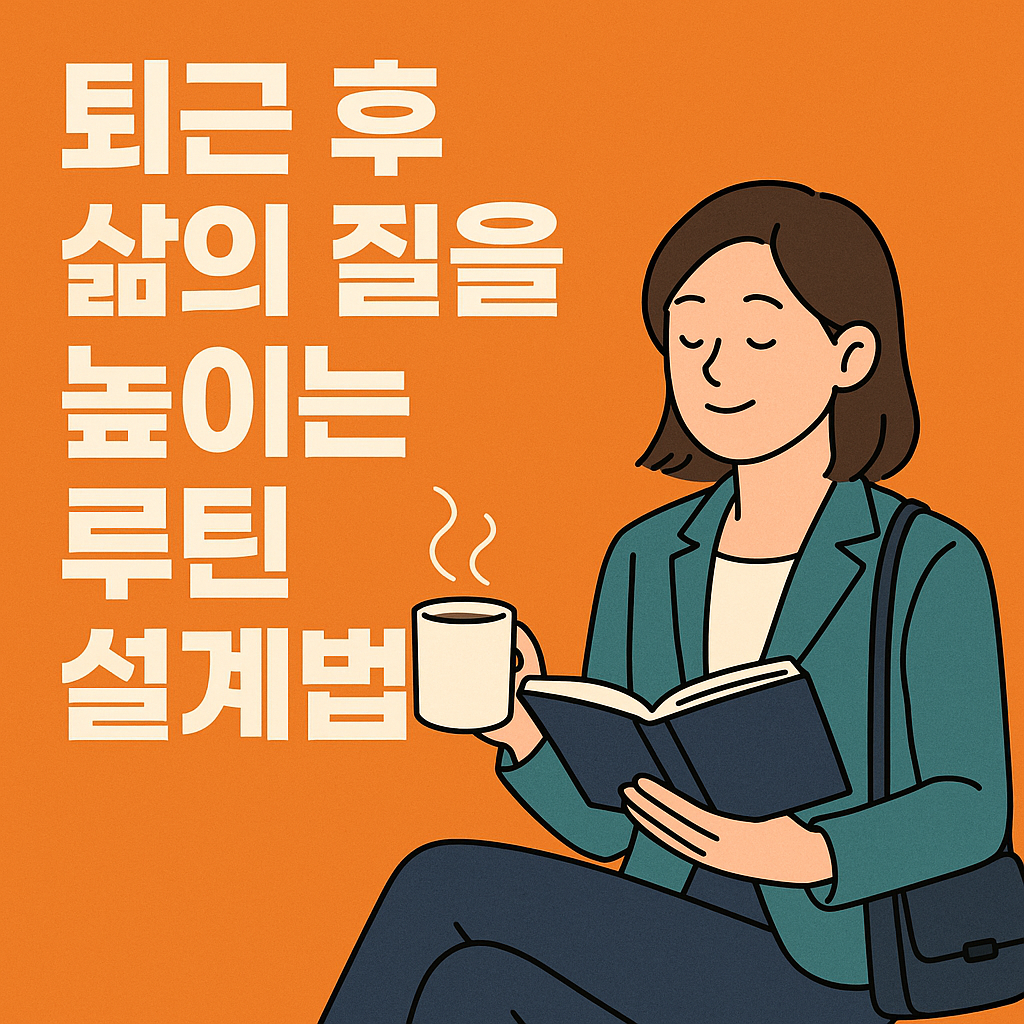 퇴근 후 삶의 질을 높이는 루틴 설계법