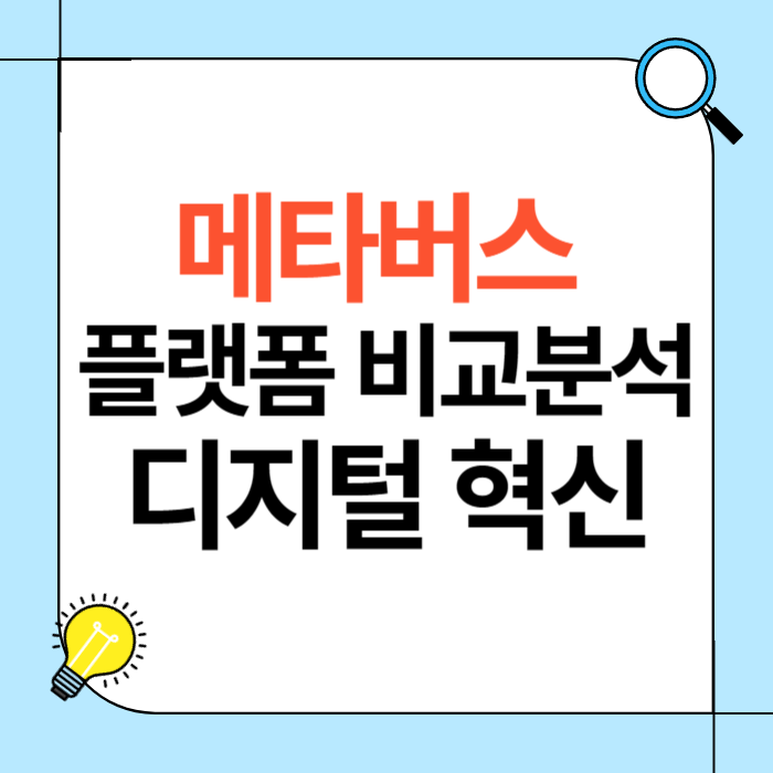 메타버스 플랫폼 비교 분석