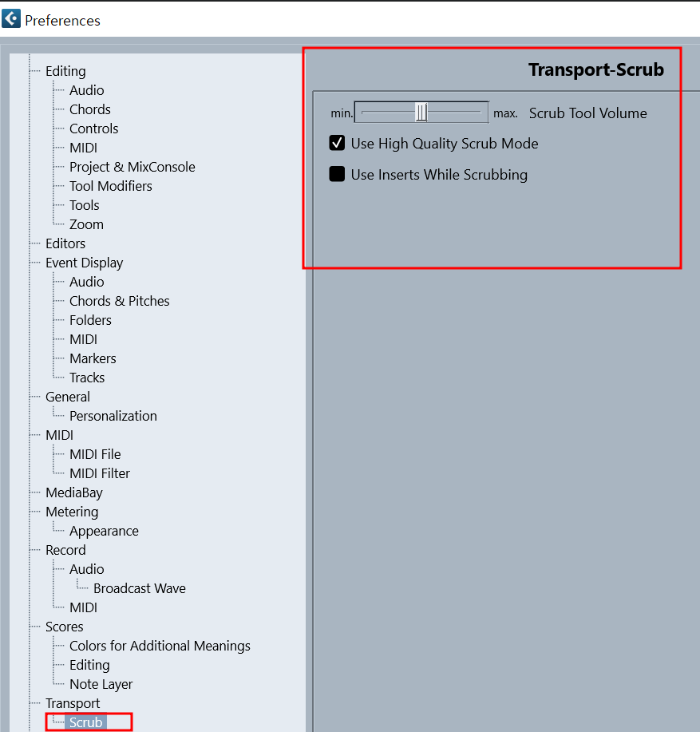 Transport - Scrub