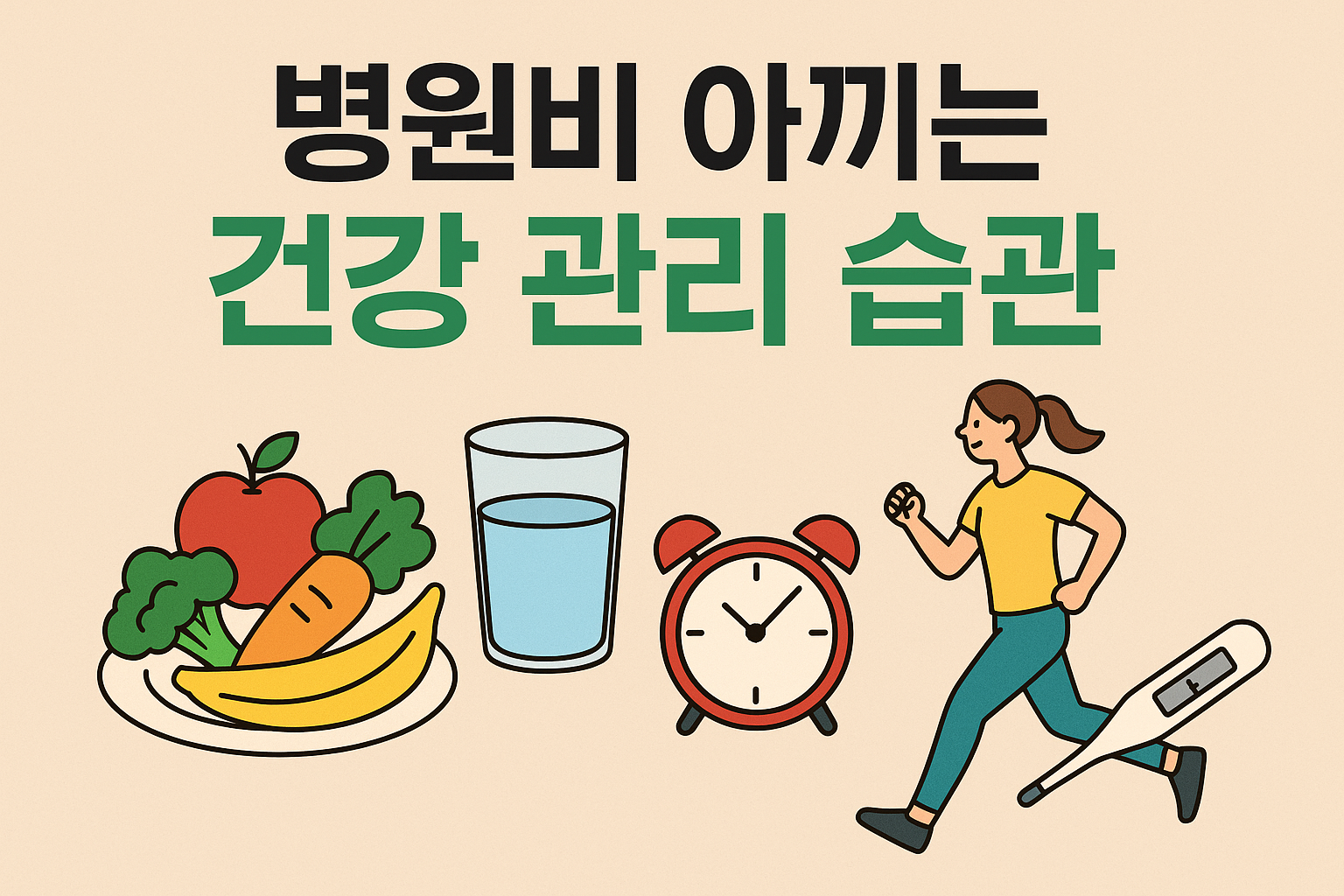 병원비 아끼는 건강 관리 습관