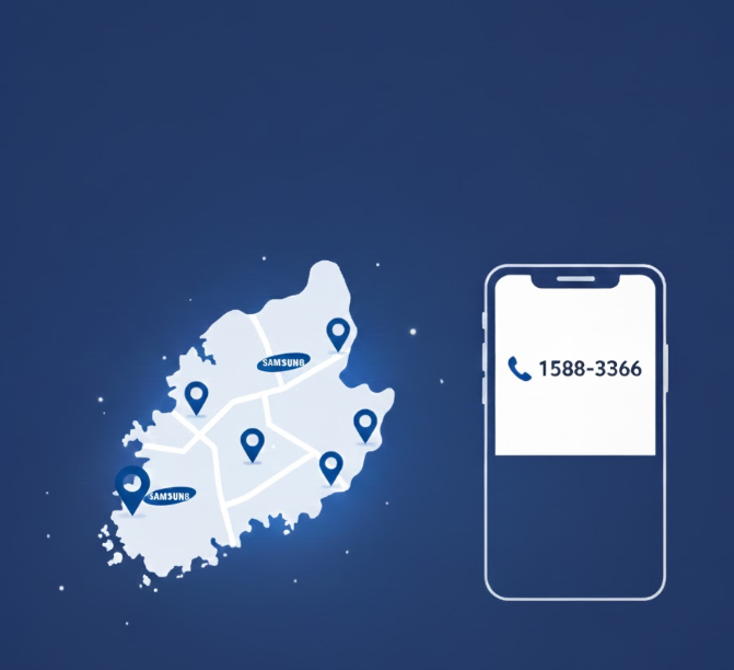 광주광역시 지역에 위치한 삼성전자 서비스센터(고객센터) 위치 및 전화번호 정보