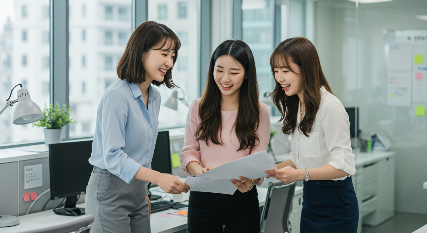 아르바이트를 하는 사람