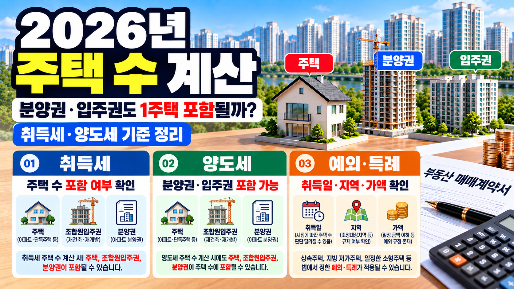 주택 수 계산