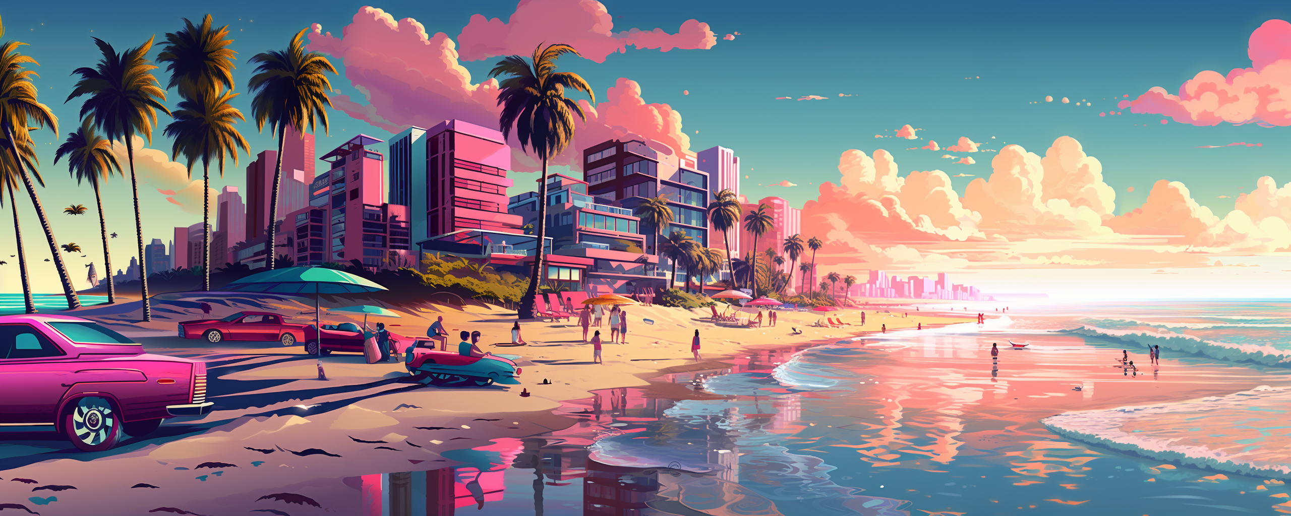 city-pop-illustration-프롬프트를-사용하여-미드저니로-생성한-AI이미지