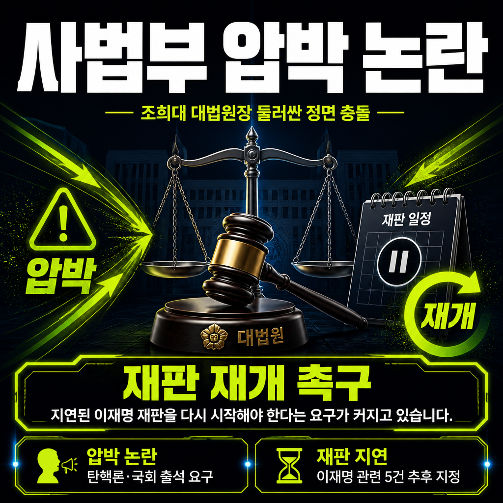사법부 압박 논란
