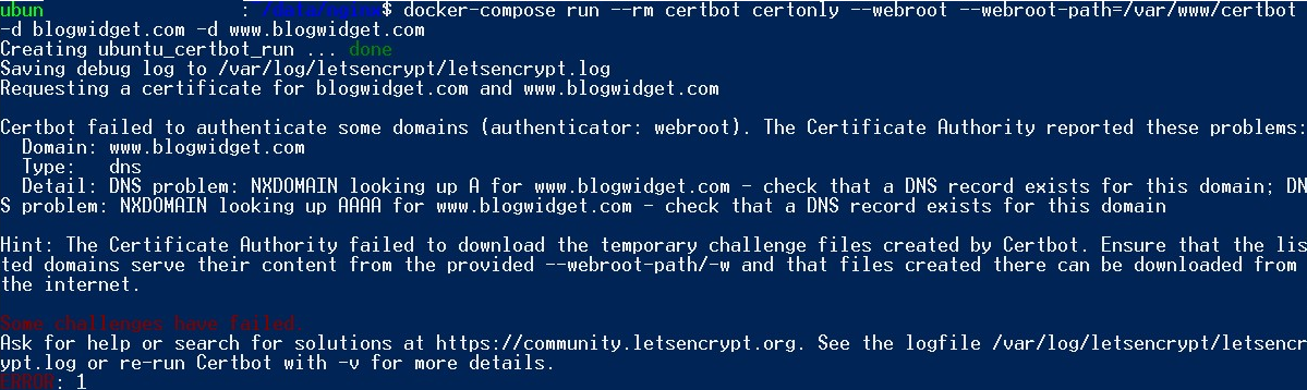 SSL/TLS 설정 오류