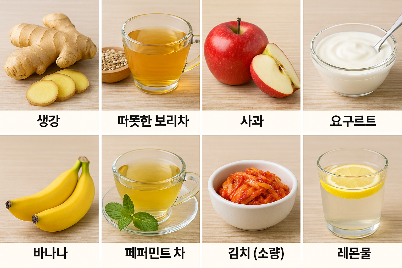 속이 더부룩할 때 딱! 식사 후 소화에 좋은 음식 8가지