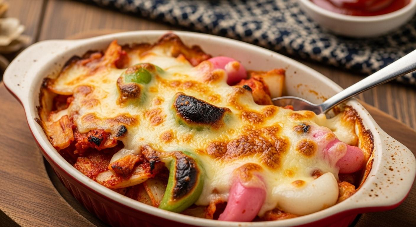 한식인 듯 아닌 듯 김치 송편 그라탱