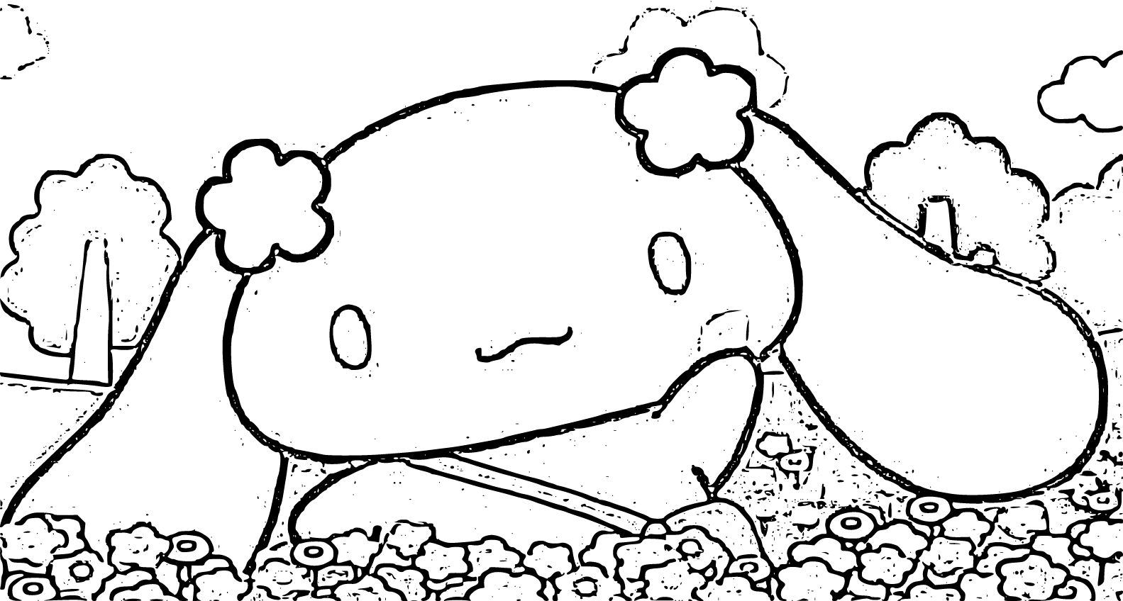 시나모롤 색칠공부