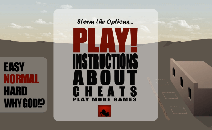 스톰더하우스3-플래시게임-메인-화면