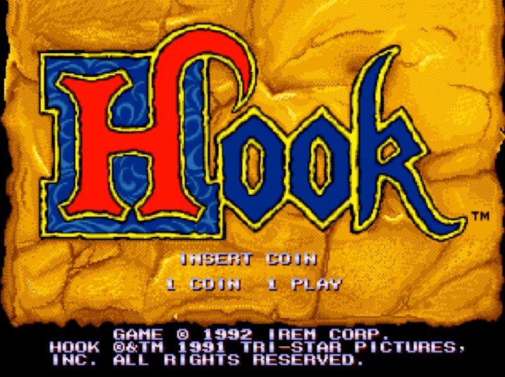 후크-피터팬-고전게임-메인-화면