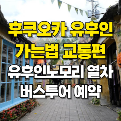 후쿠오카 유후인 가는법 유후인노모리 버스투어 카드뉴스