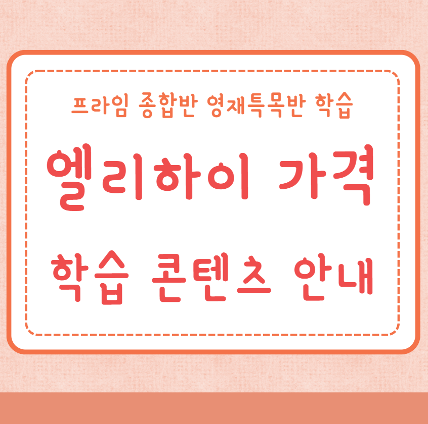 엘리하이 가격