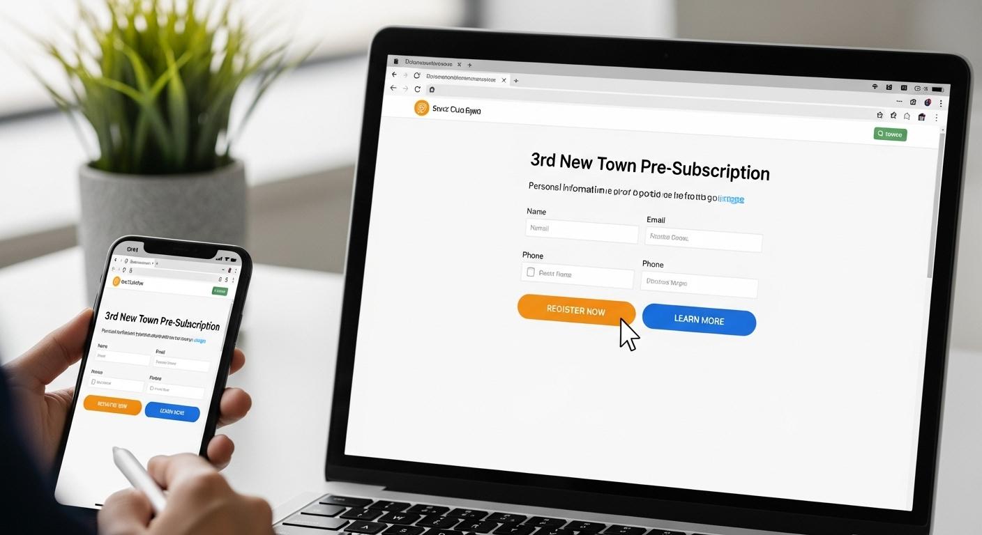 3기 신도시 사전청약 홈페이지