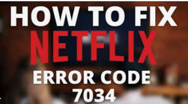 넷플릭스 오류 M7034 화면