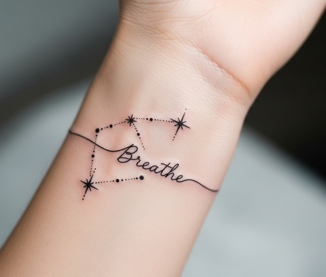 라인 아트·도트·레터링, 미니멀 타투의 매력을 파헤치다 관련이미지