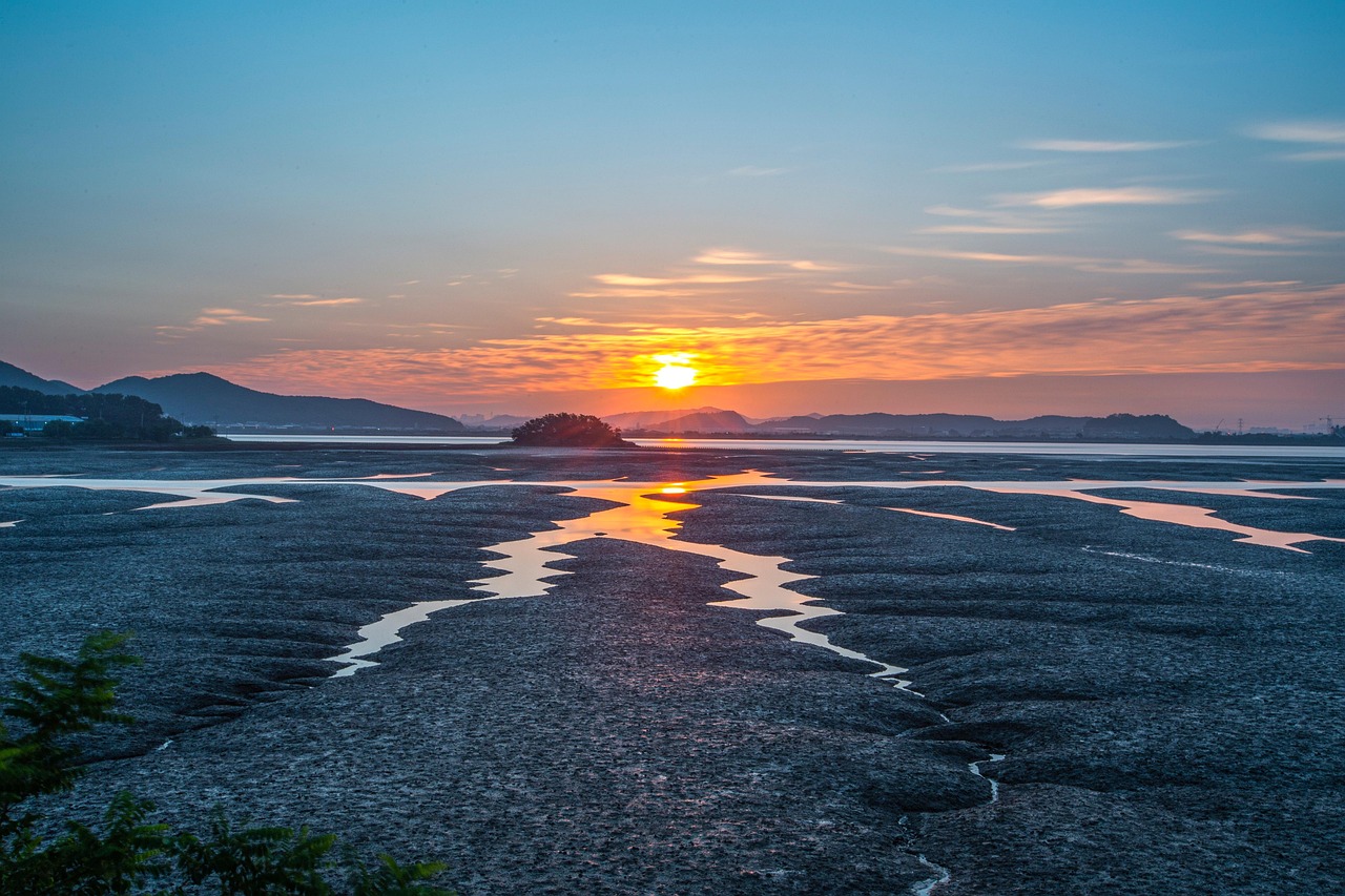 강화도 일몰 사진