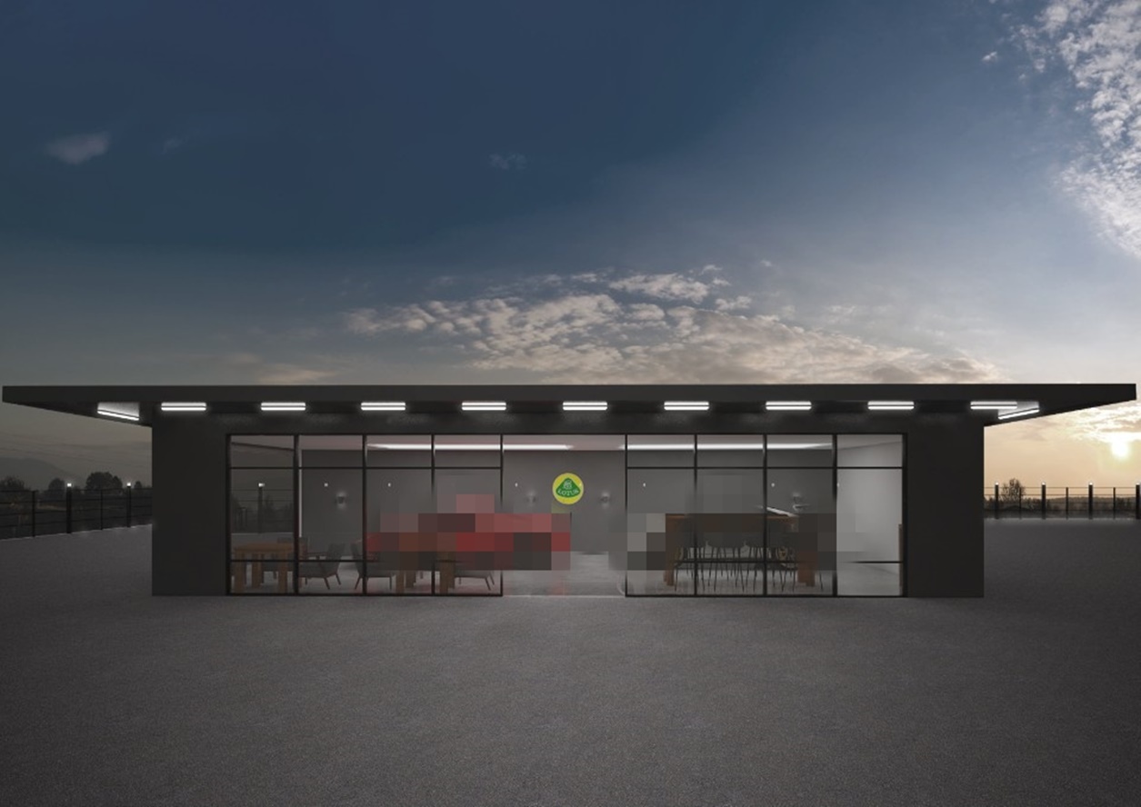 사옥로비3d디자인