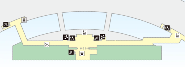 신치토세공항 국내선터미널 지하1층 JR신치토세공항역