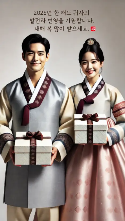 한복-선물-남녀-한복-설날-인사
