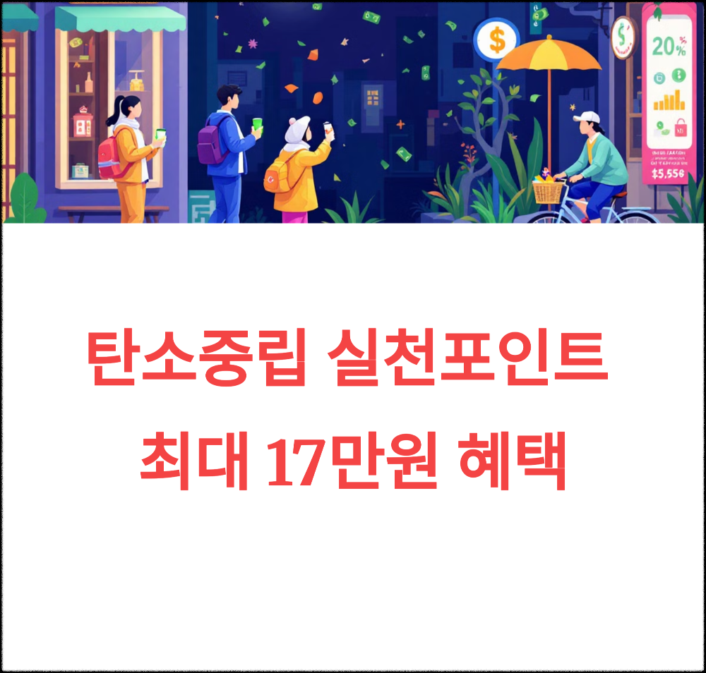 탄소중립 실천 포인트 혜택