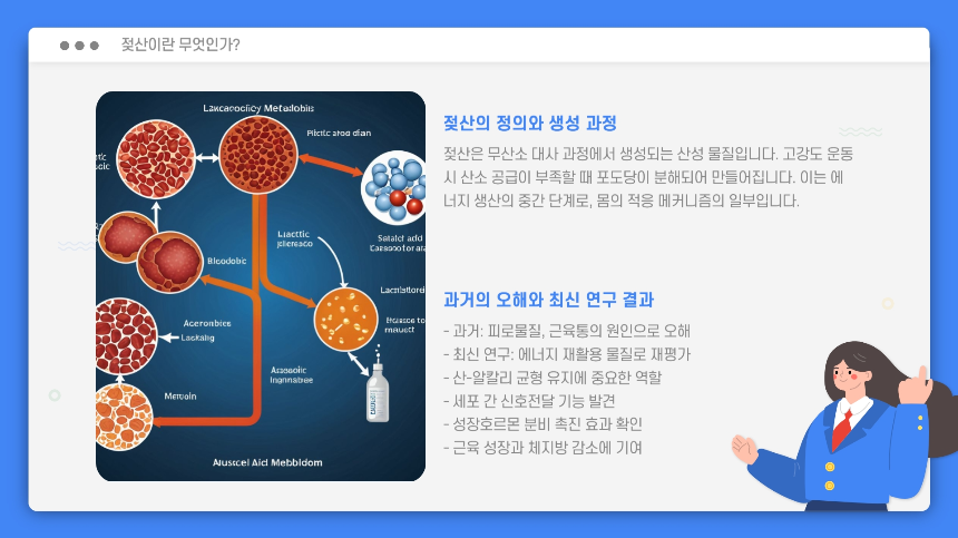 젖산, 피로의 적인가 운동 효과를 바꾸는 비밀의 열쇠!