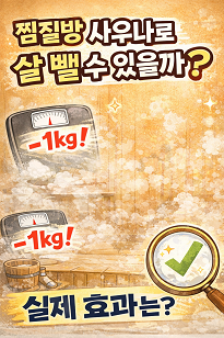찜질방 다이어트 효과 ?