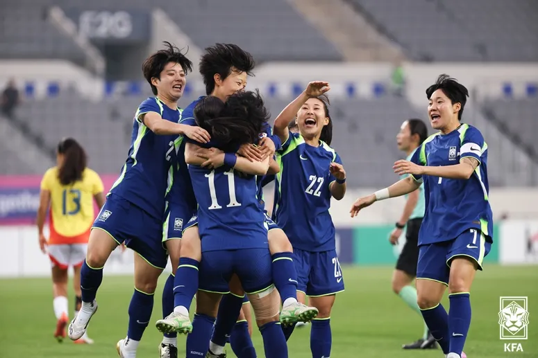 2025 여자축구대표팀 콜롬비아 2차전 결과 – 정민영 데뷔골, 전유경 첫 선발 활약