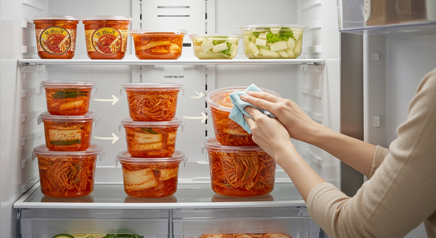 김치 냄새 없애는 방법