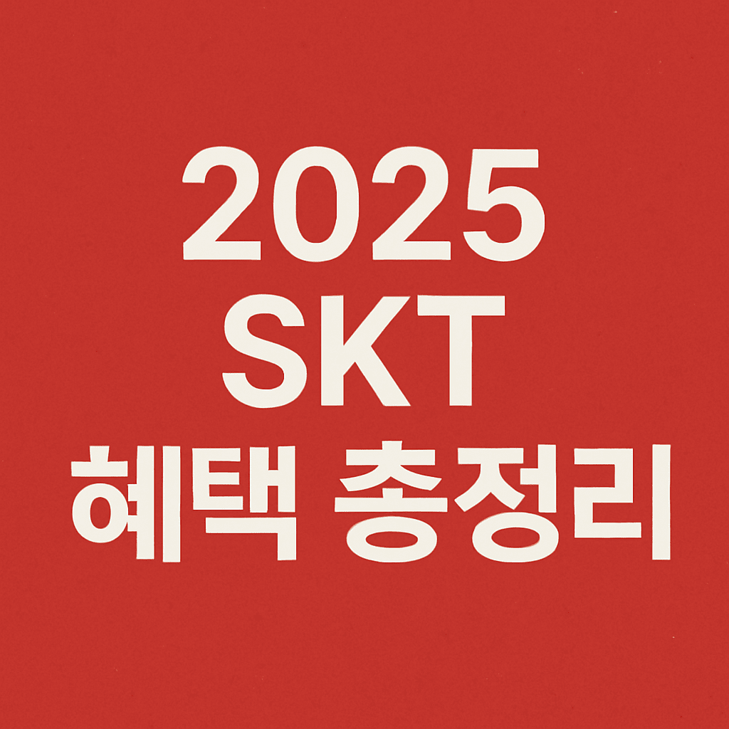 2025년 SKT T멤버십 혜택 총정리|등급별·T Day·VIP PICK 완전 분석