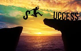 성공을 위해 달려가는 사람