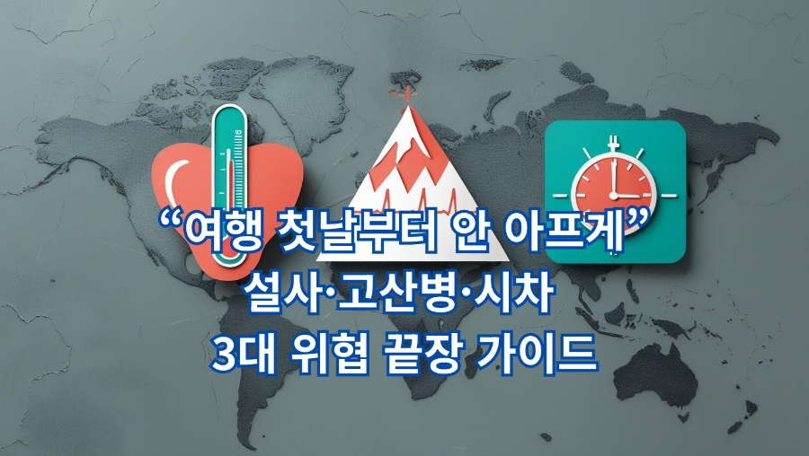 여행 첫날부터 안 아프게