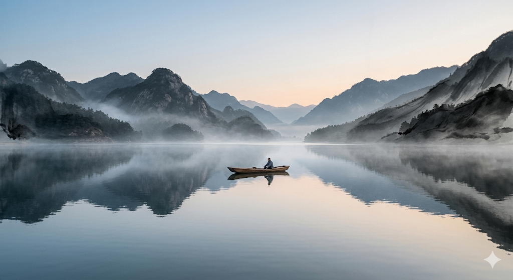 흙탕물을 가라앉혀 맑게 만드는 '비움'의 통찰