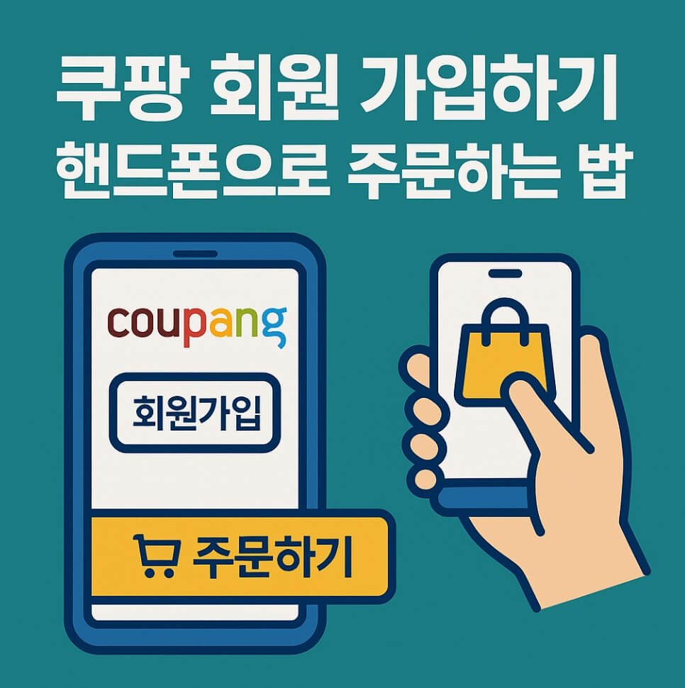 쿠팡 회원 가입하기