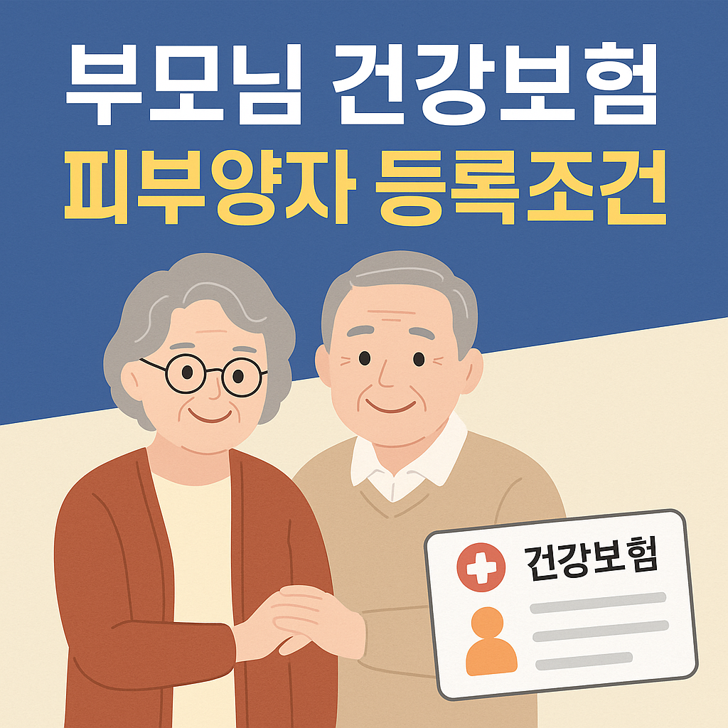 피부양자 등록조건