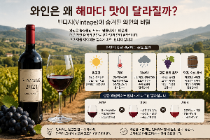 와인은 왜 해마다 맛이 달라질까? 빈티지와 와인의 맛 차이 알아보기