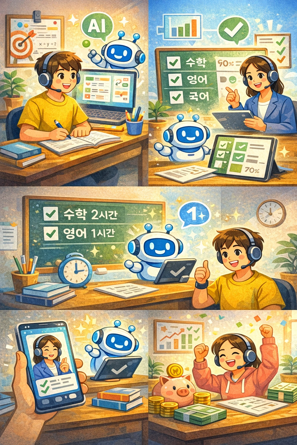 밀당PT 공부도 PT다 초5부터 고3까지 1:1 맞춤 학습 관리