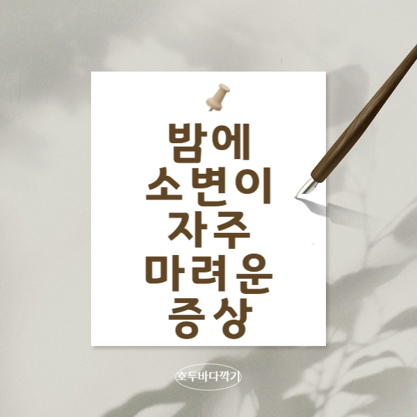 밤에-소변이-자주-마려운-증상