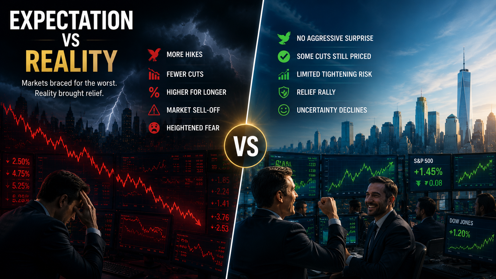 Expectation versus reality in financial markets following the June 2026 FOMC meeting