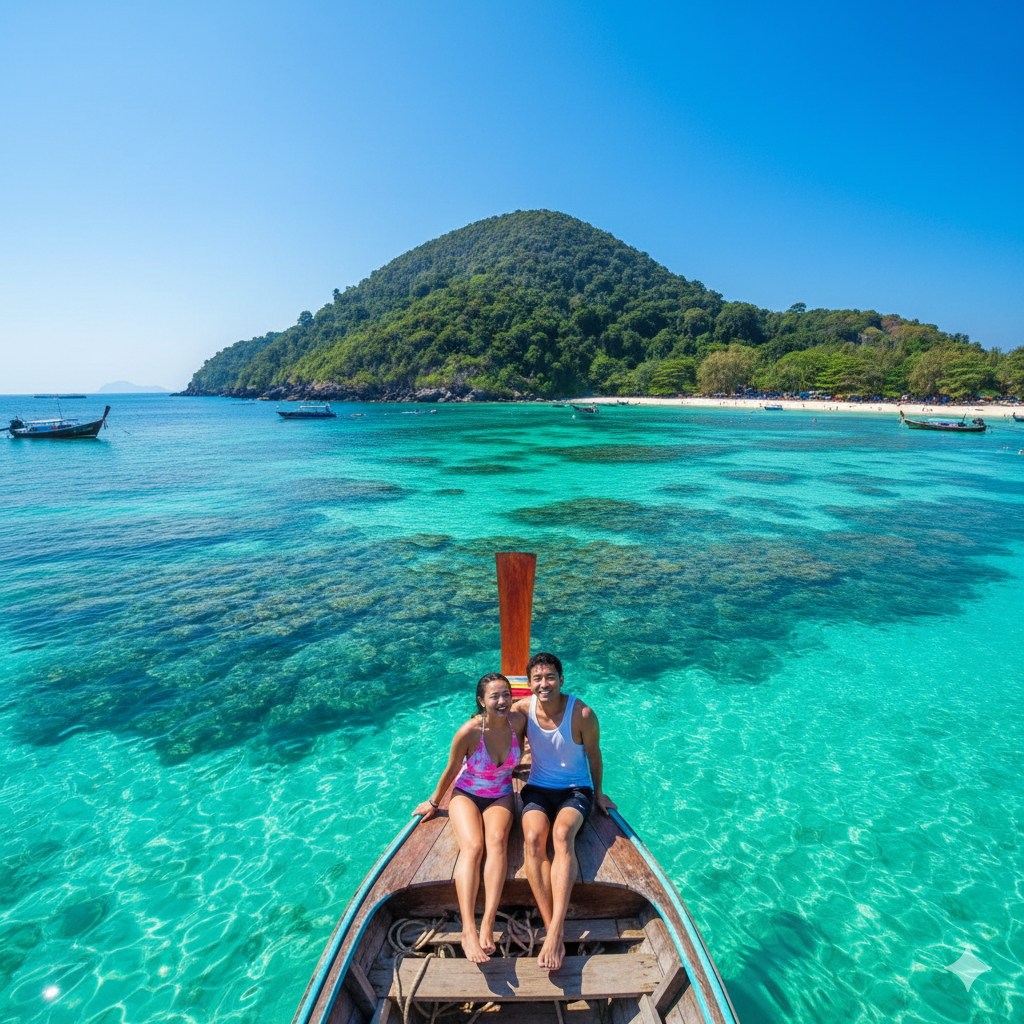 파타야 액티비티 체험에 끝 산호섬